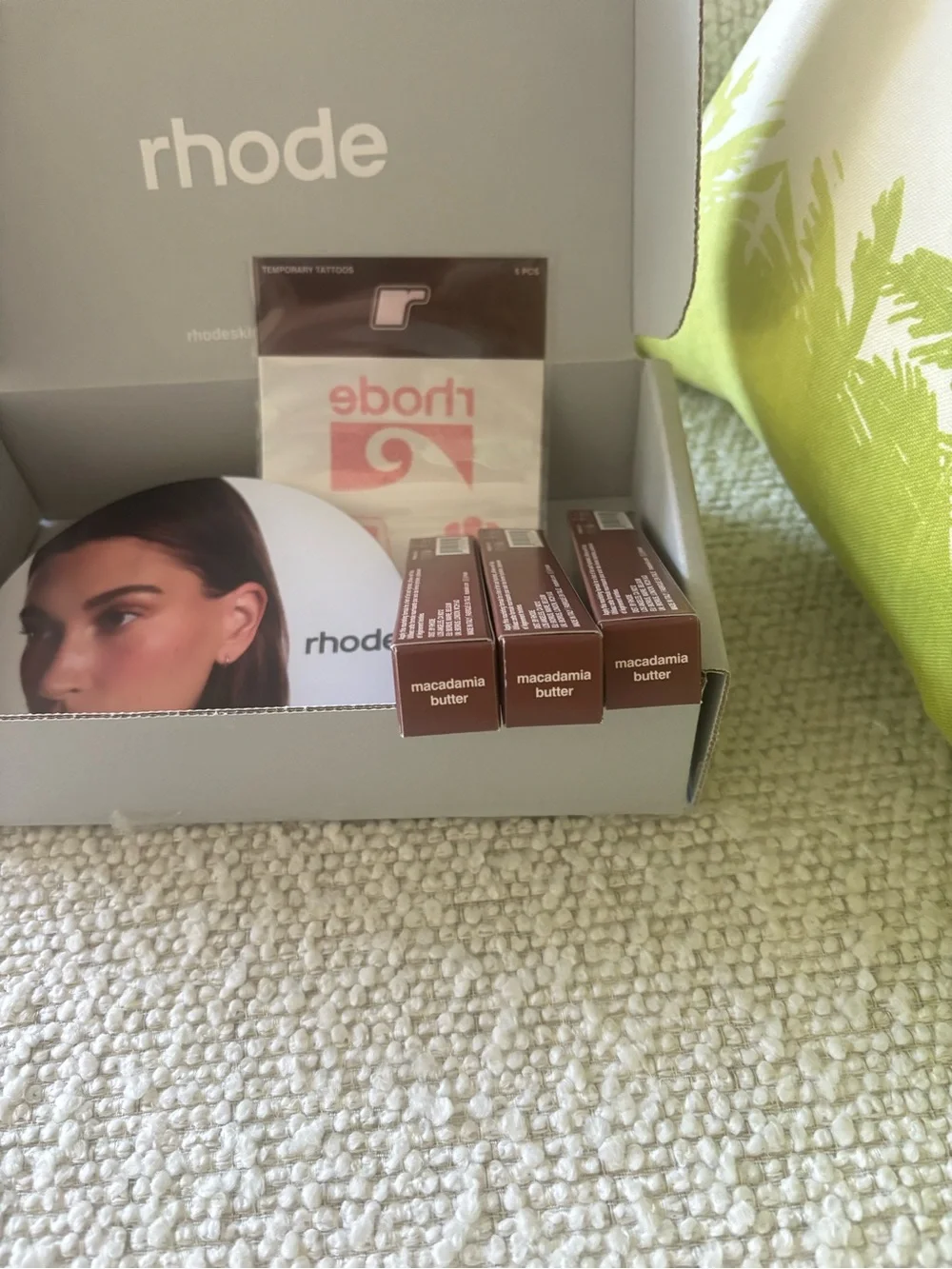 New in box! Summer 2026 Rhode Macadamia Butter Lip Tints x3